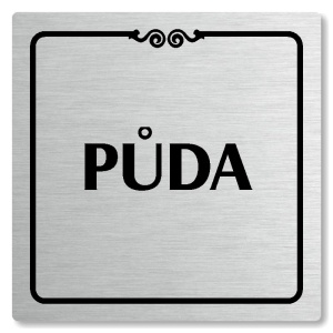 Půda, 148x148mm, stříbrná, Texas